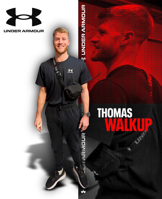 Ο Thomas Walkup στην Under Armour