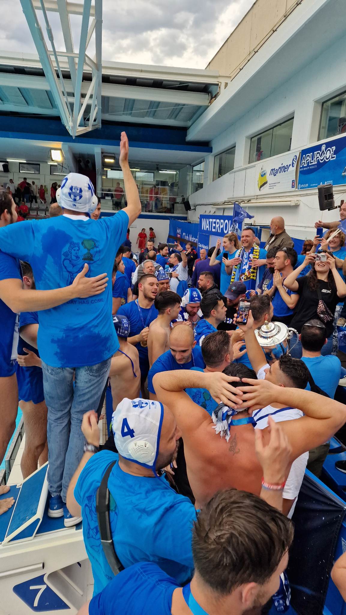Τεράσα - Απόλλων Σμύρνης 14-18: Μετά την Ελλάδα (12-11), ο Απόλλων επικράτησε της Τεράσα και στην Ισπανία και σήκωσε το Challenger Cup!