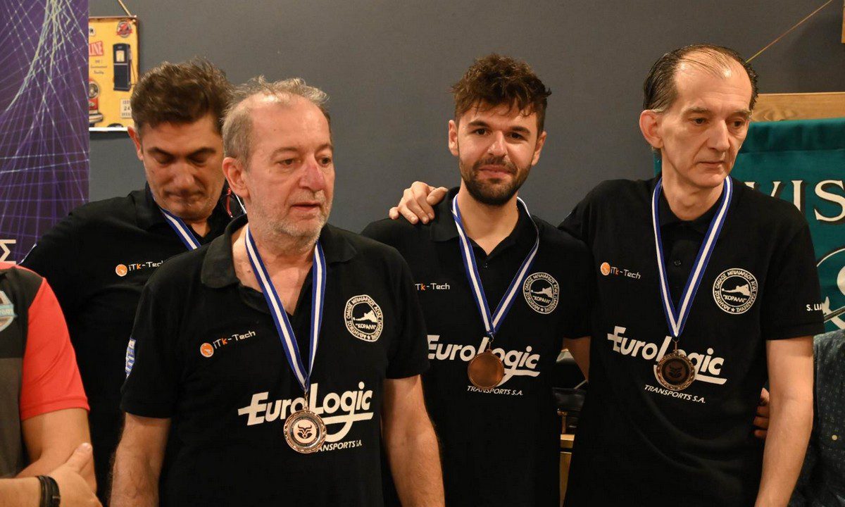 Αυλαία στο Πανελλήνιο Πρωτάθλημα γαλλικού τρίσποντου μπιλιάρδου