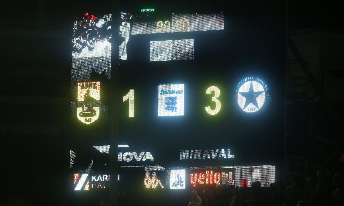 Άρης - Ατρόμητος 1-3.