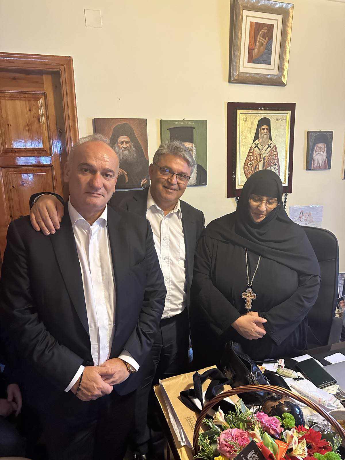 Δημήτρης Νατσιός: Ο Άγιος Νεκτάριος να μας δίνει δύναμη να περάσουμε τα δύσκολα