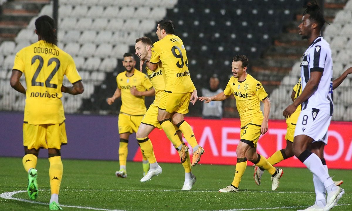 ΠΑΟΚ-Άρης 0-1, σκόρερ Μορόν.