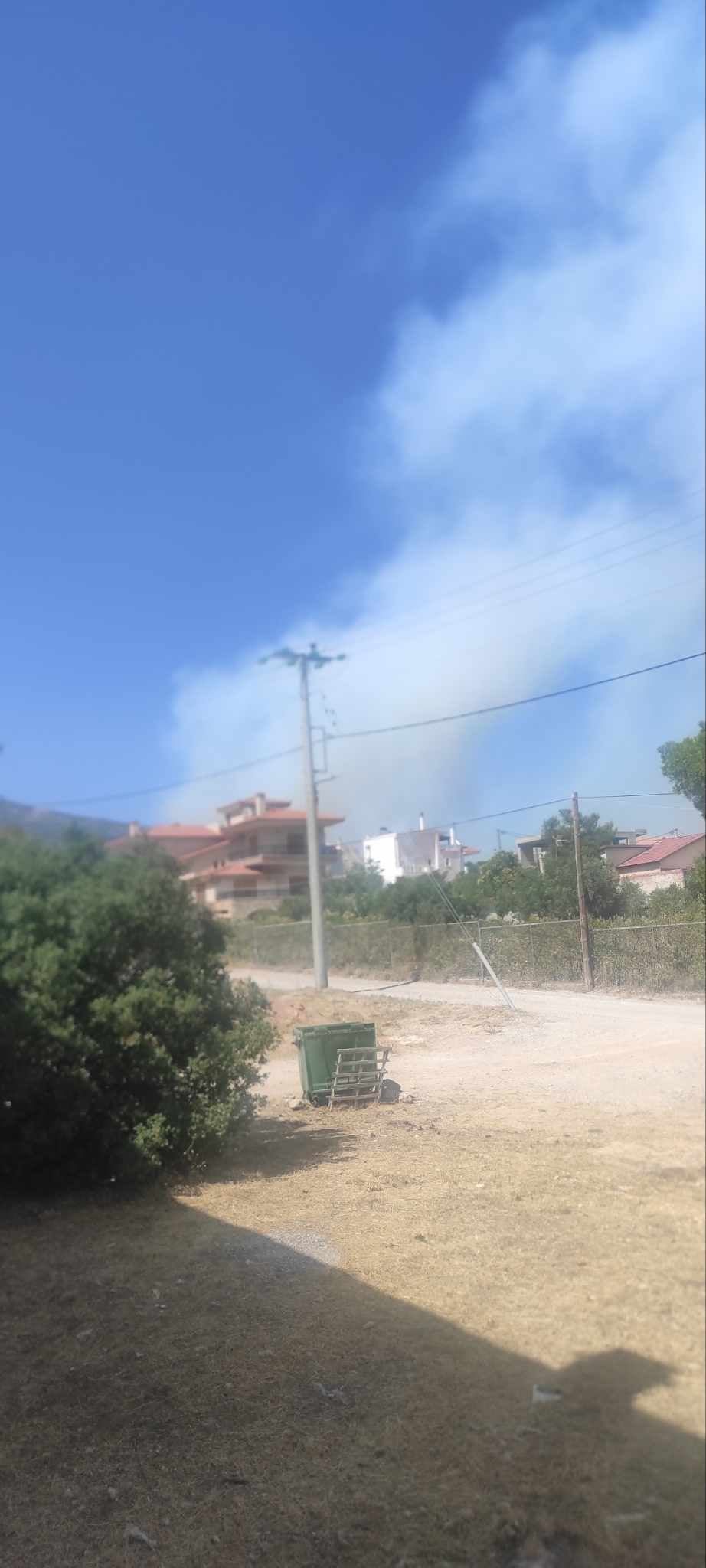 Φωτιά: Μήνυμα του 112 και στους Θρακομακεδώνες να είναι σε επιφυλακή