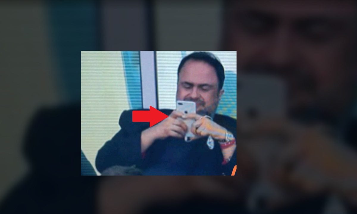 Βαγγέλης Μαρινάκης: Κυκλοφορεί με iPhone 8 plus επταετίας των 195 ευρώ 
