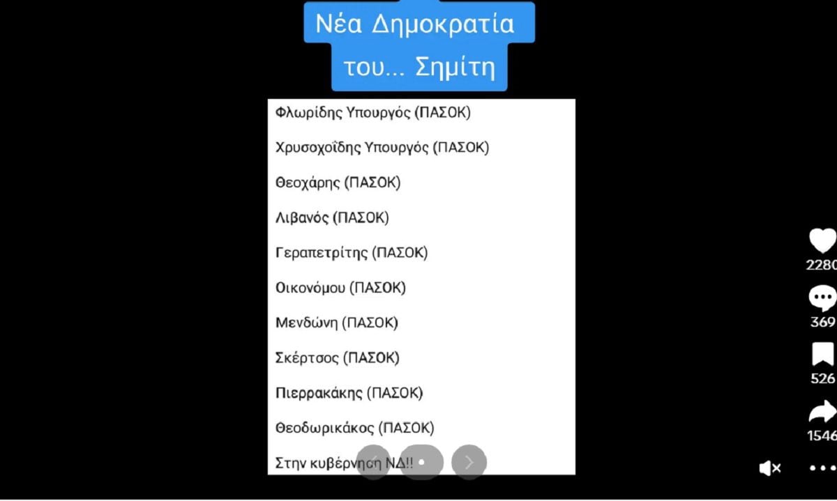Πόσα στελέχη του ΠΑΣΟΚ επί Σημίτη συνέχισαν την πολιτική τους καριέρα στη Νέα Δημοκρατία.